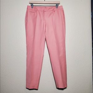 White House Black Market Pink The Slim Ankle Pant Sz6R